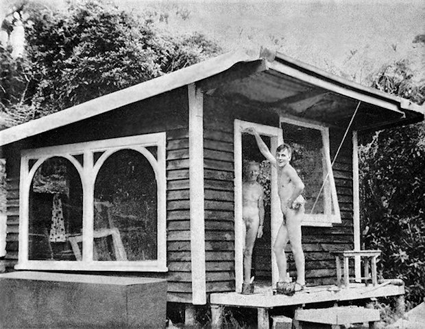 Club house, Eric's place 1954